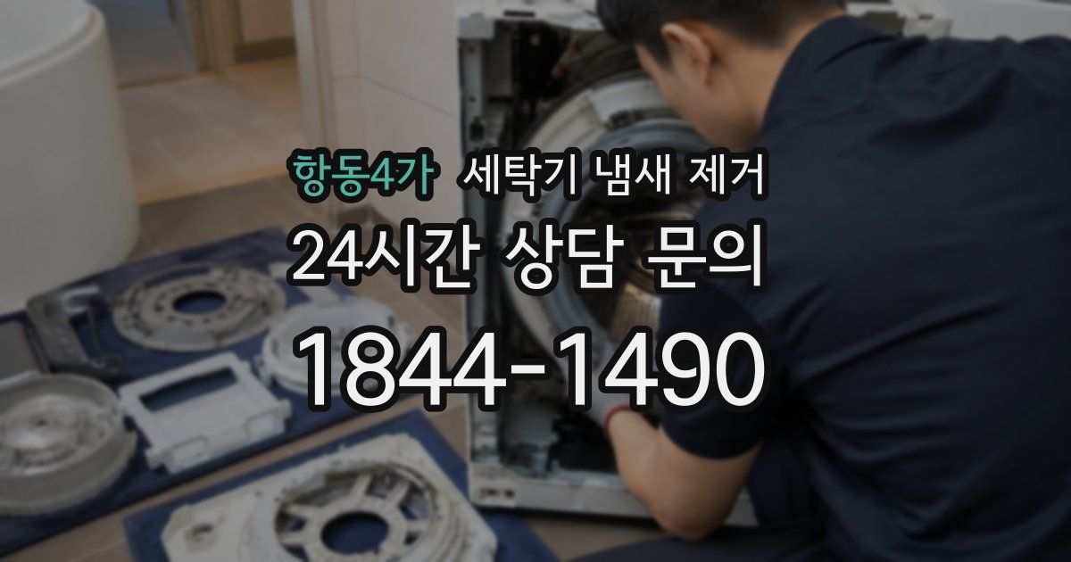 항동4가 세탁기 냄새 제거