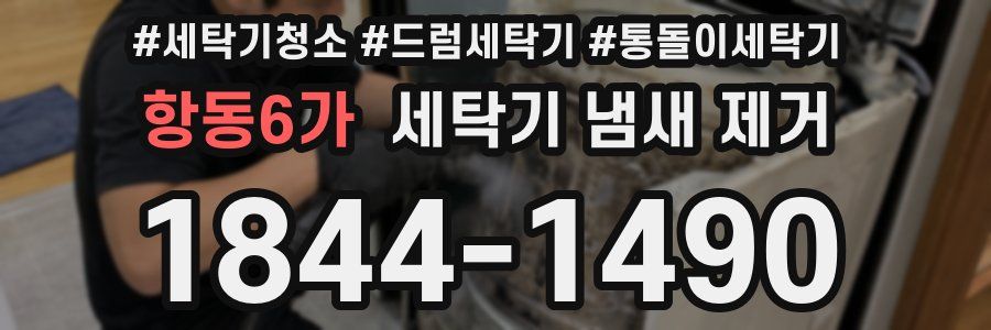 항동6가 세탁기 냄새 제거