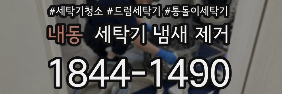 내동 세탁기 냄새 제거