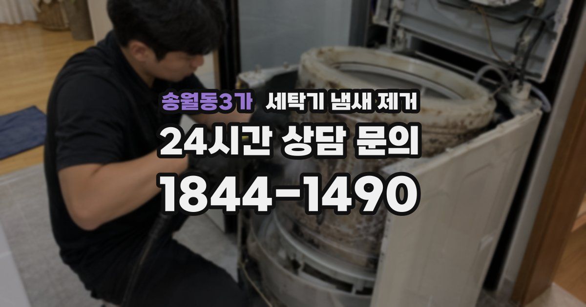 송월동3가 세탁기 냄새 제거