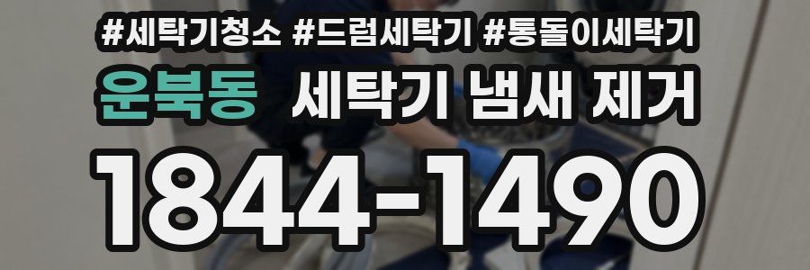운북동 세탁기 냄새 제거