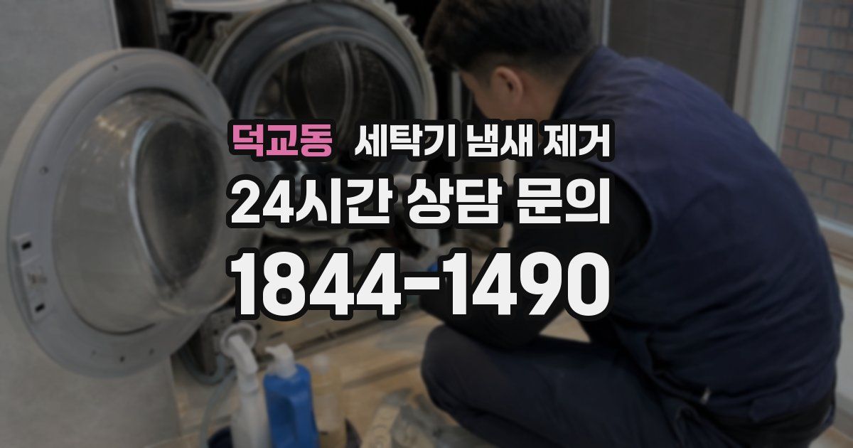 덕교동 세탁기 냄새 제거