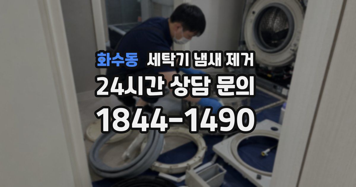 화수동 세탁기 냄새 제거
