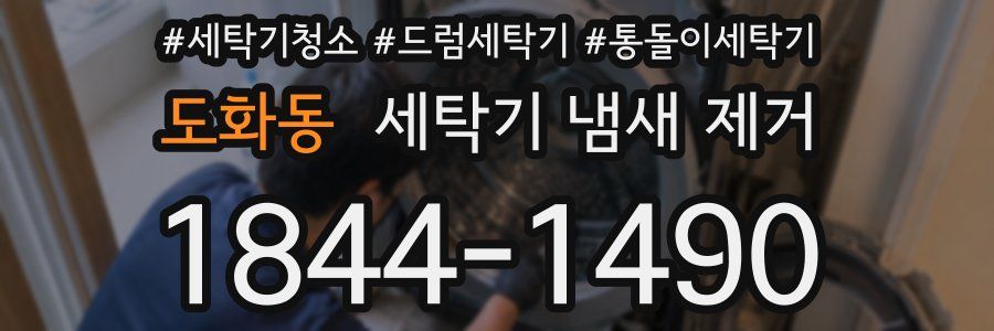 도화동 세탁기 냄새 제거