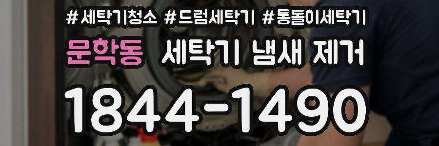 문학동 세탁기 냄새 제거