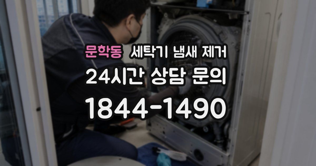 문학동 세탁기 냄새 제거