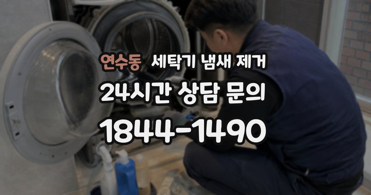 연수동 세탁기 냄새 제거