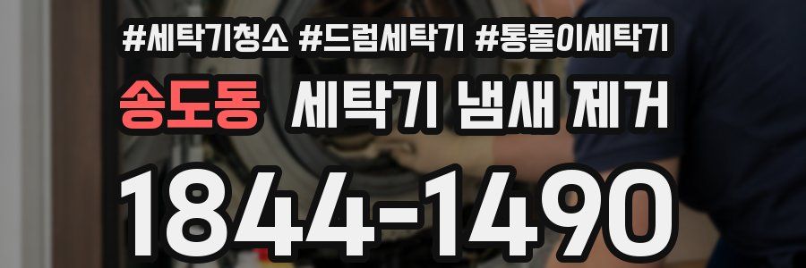 송도동 세탁기 냄새 제거