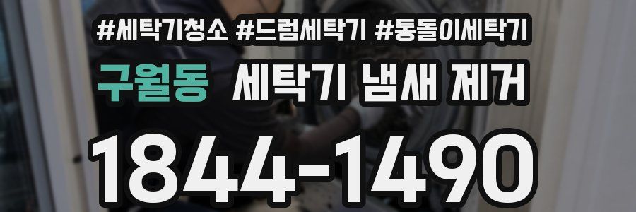 구월동 세탁기 냄새 제거