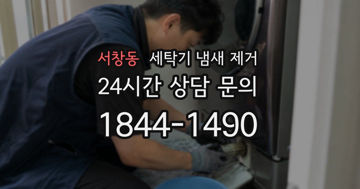 서창동 세탁기 냄새 제거