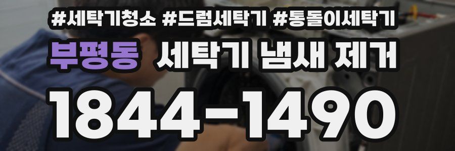 부평동 세탁기 냄새 제거