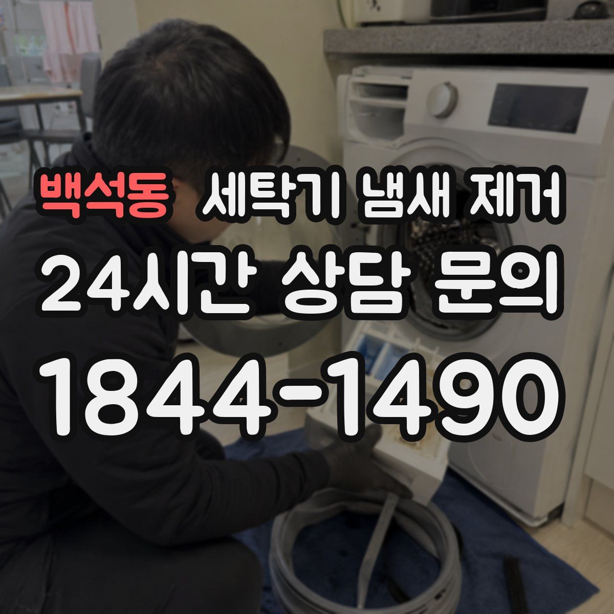 백석동 세탁기 냄새 제거
