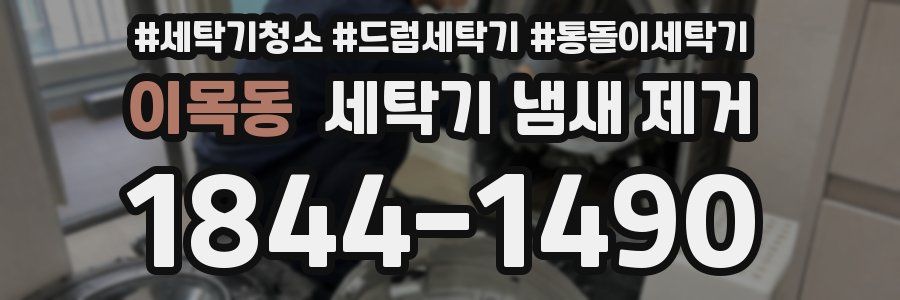 이목동 세탁기 냄새 제거