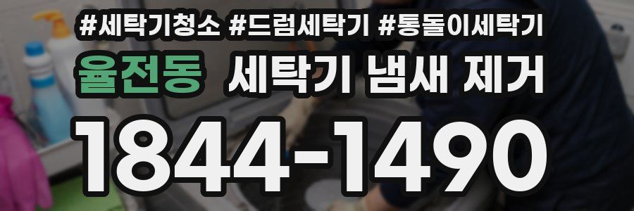 율전동 세탁기 냄새 제거
