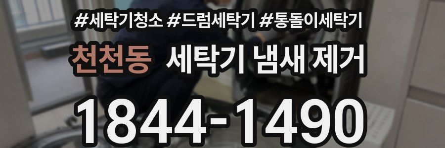 천천동 세탁기 냄새 제거