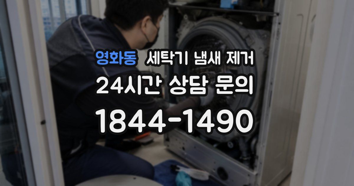 영화동 세탁기 냄새 제거