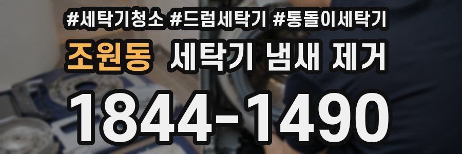조원동 세탁기 냄새 제거