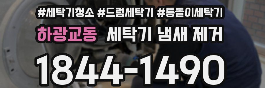 하광교동 세탁기 냄새 제거