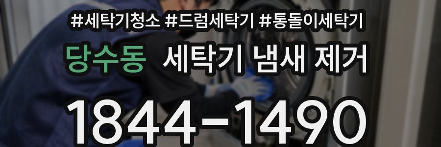 당수동 세탁기 냄새 제거