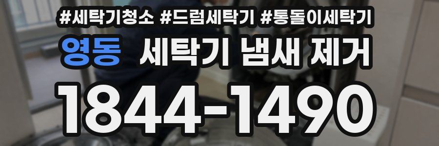 영동 세탁기 냄새 제거