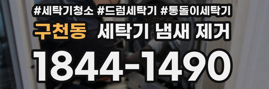 구천동 세탁기 냄새 제거