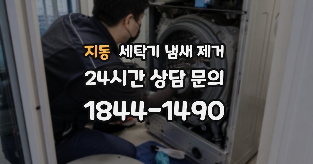 지동 세탁기 냄새 제거