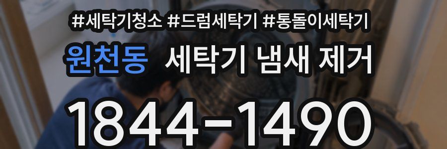 원천동 세탁기 냄새 제거