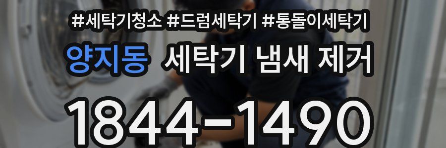 양지동 세탁기 냄새 제거