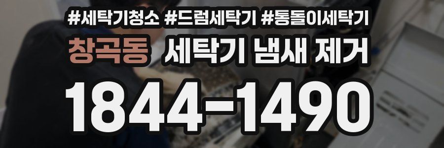 창곡동 세탁기 냄새 제거