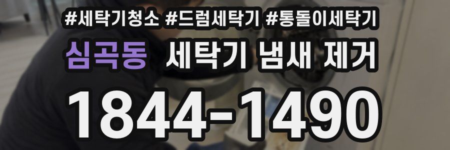 심곡동 세탁기 냄새 제거