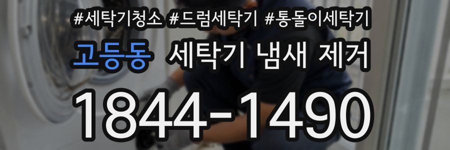 고등동 세탁기 냄새 제거