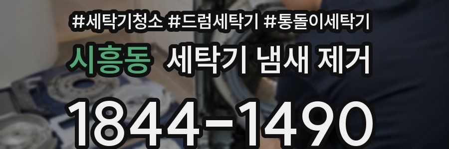 시흥동 세탁기 냄새 제거