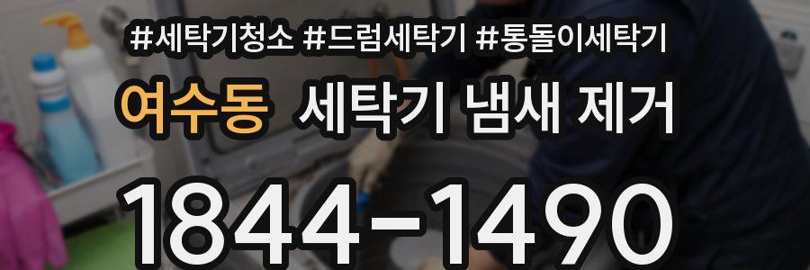 여수동 세탁기 냄새 제거