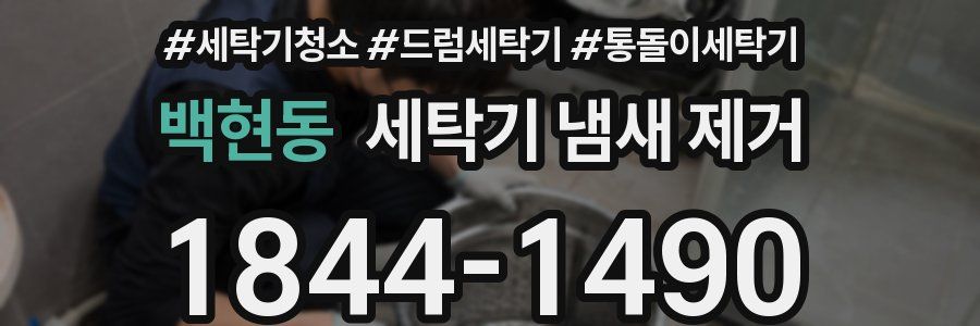 백현동 세탁기 냄새 제거