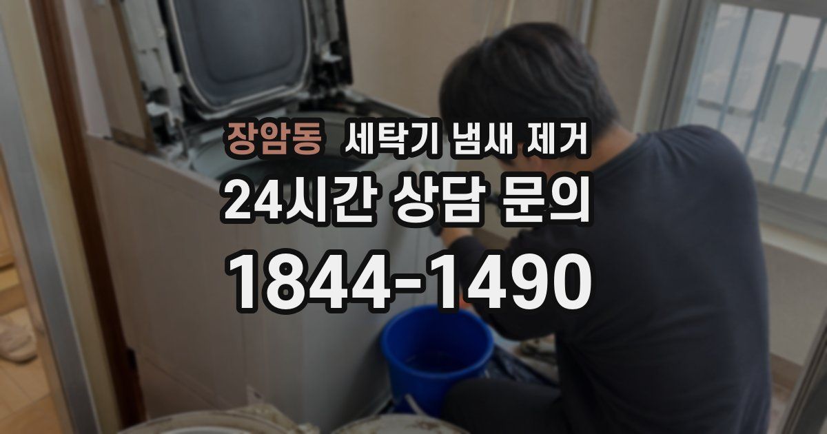장암동 세탁기 냄새 제거