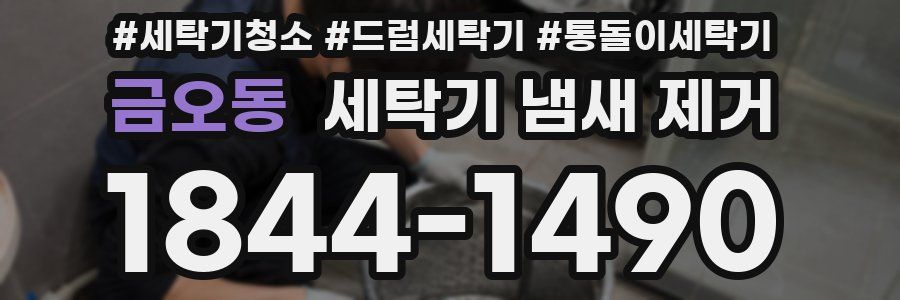 금오동 세탁기 냄새 제거