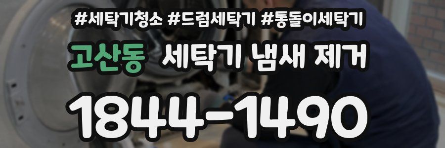 고산동 세탁기 냄새 제거