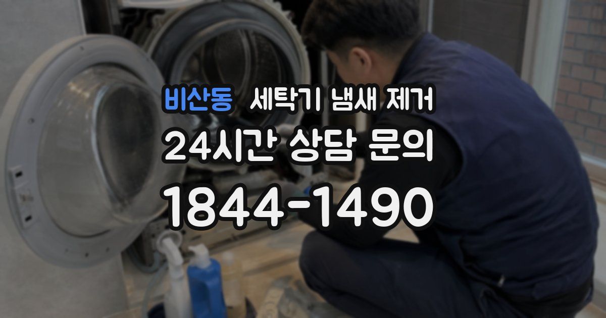 비산동 세탁기 냄새 제거