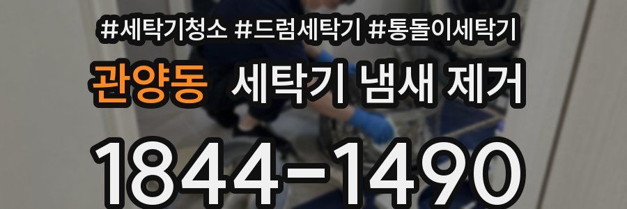관양동 세탁기 냄새 제거