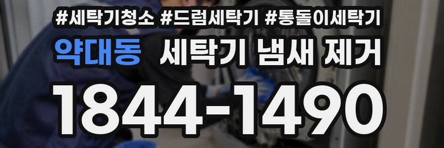 약대동 세탁기 냄새 제거