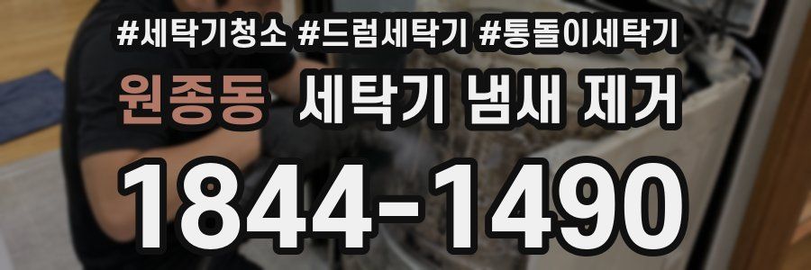 원종동 세탁기 냄새 제거