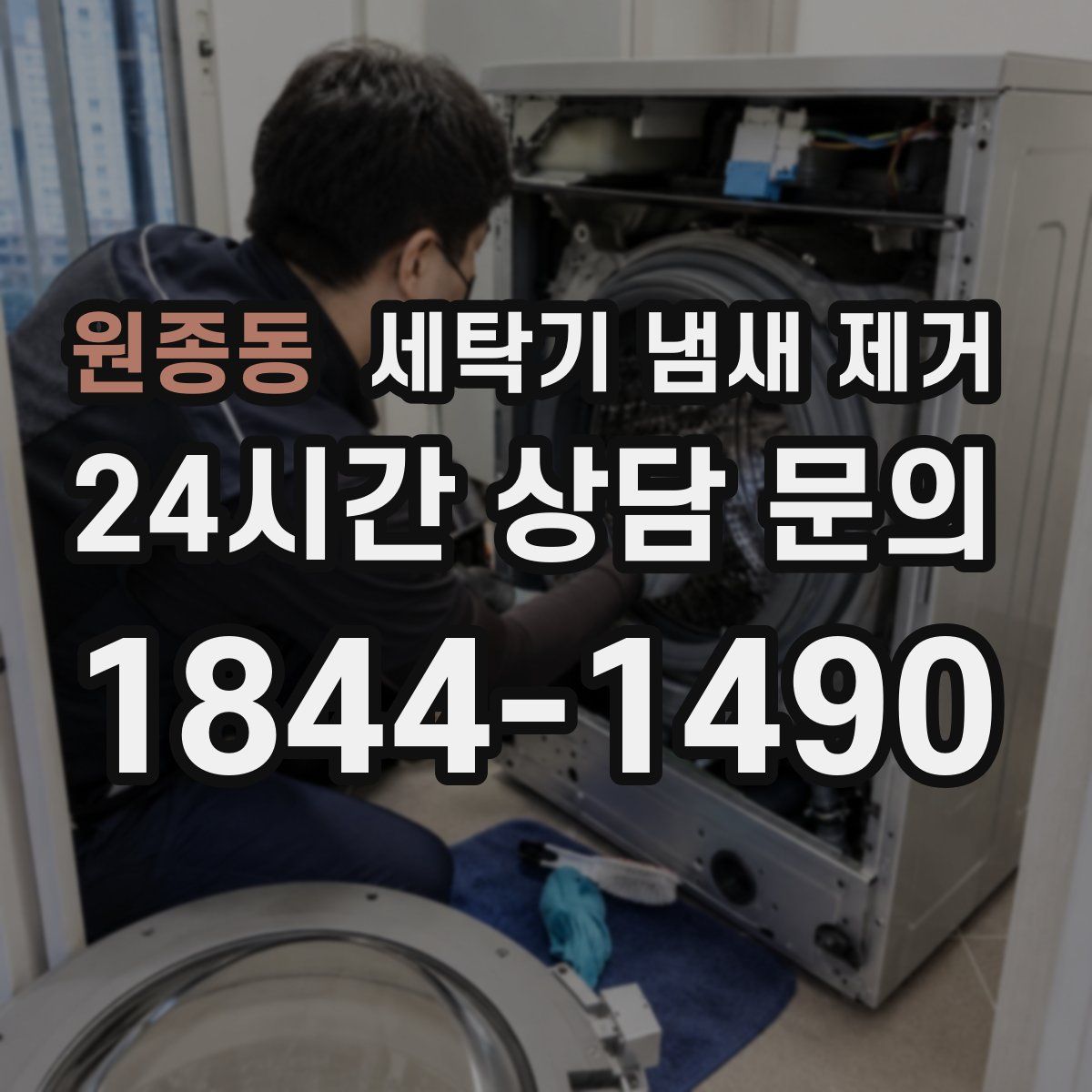 원종동 세탁기 냄새 제거