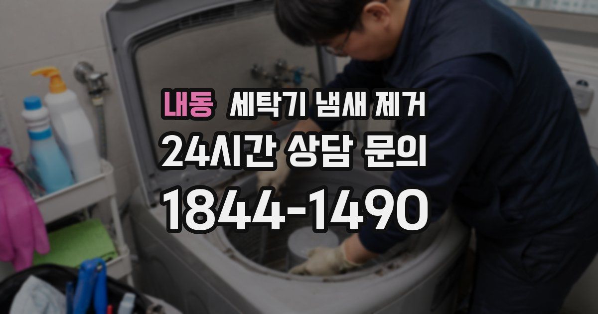 내동 세탁기 냄새 제거