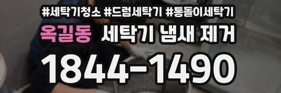 옥길동 세탁기 냄새 제거