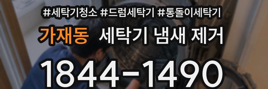 가재동 세탁기 냄새 제거