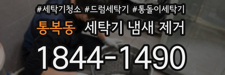 통복동 세탁기 냄새 제거