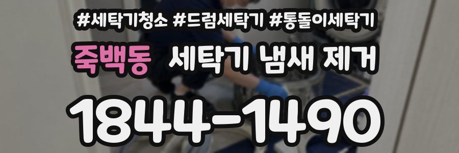 죽백동 세탁기 냄새 제거