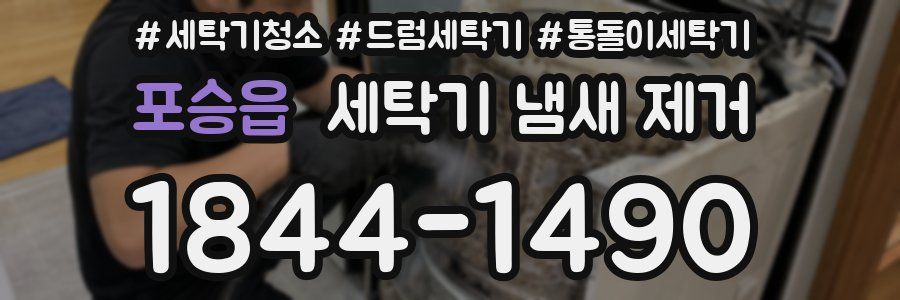 포승읍 세탁기 냄새 제거