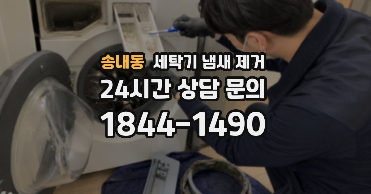 송내동 세탁기 냄새 제거