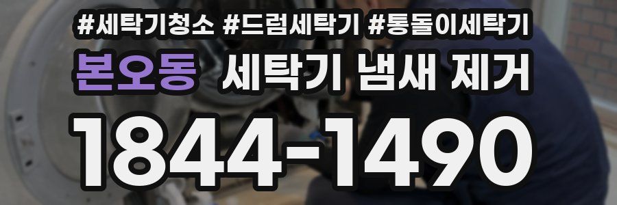 본오동 세탁기 냄새 제거